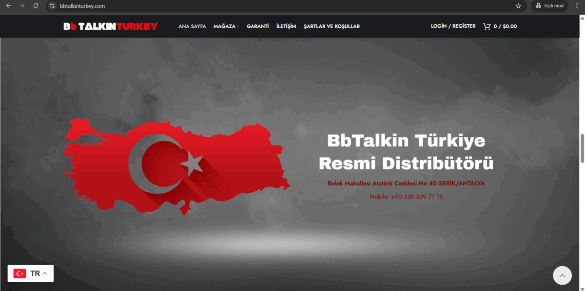 BBTalkin Türkiye Resmi Distribütörü